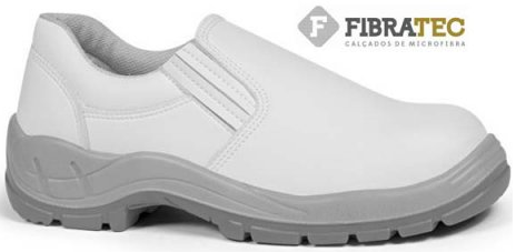Sapato (Bracol) Bidensidade | MICROFIBRA | Branco | Biqueira de Aço ou PVC