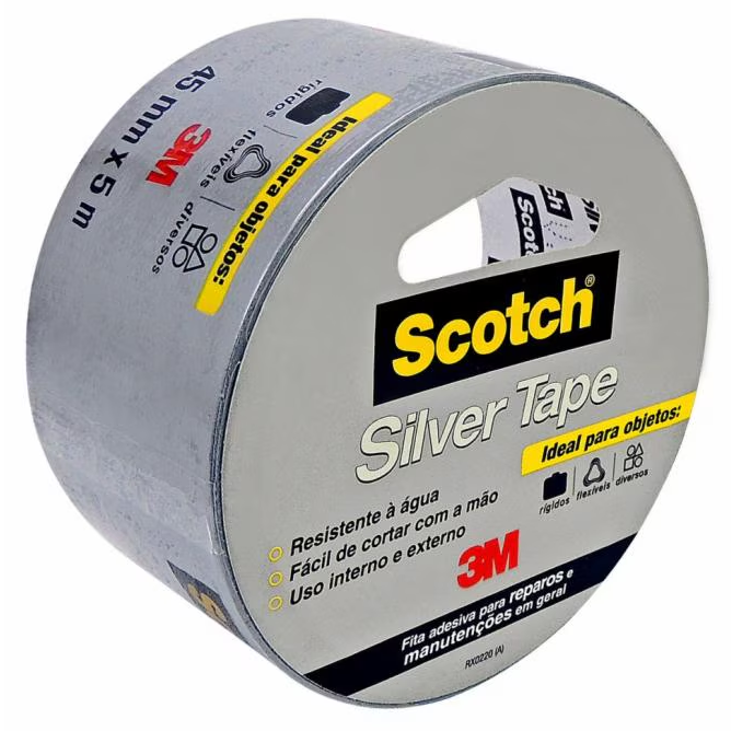 Fita | Silver Tape | 3M | 45mmx5m