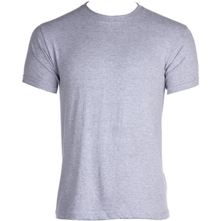 Camiseta de Malha Mesclada Manga Curta ou Longa
