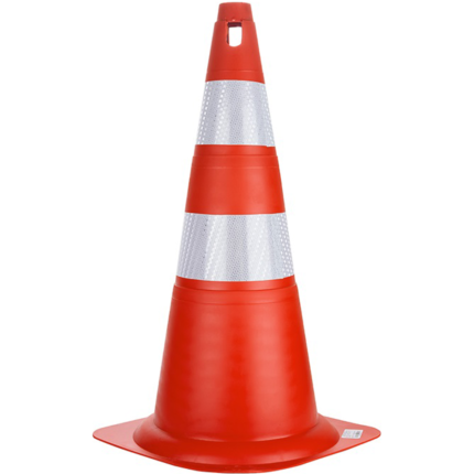 Cone de Sinalização Refletivo Flexível 75 cm