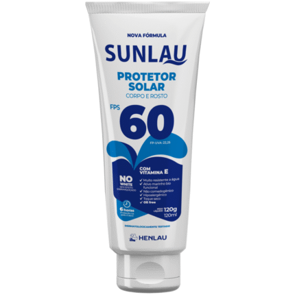 Protetor Solar Henlau Sunlau FPS 60