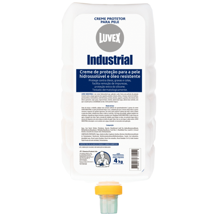 Dinmap Creme de Proteção Luvex Industrial Grupo 2 - CA 51281 | Dinmap