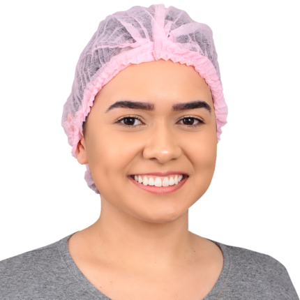 Touca em TNT Colorida Prevemax Pacote com 100 Unidades