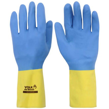 Luva Neoprene e Látex Volk Bicolor - CA 37900