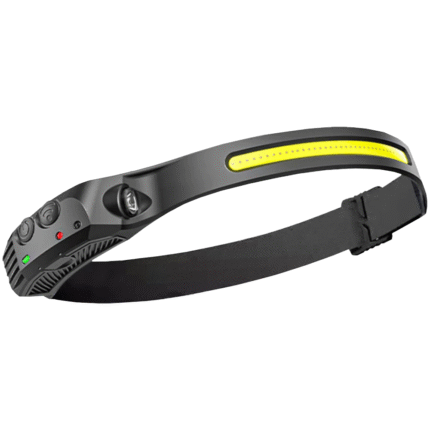 Lanterna de Cabeça Fita LED Recarregável LT 391 1 LEDS Com Sensor