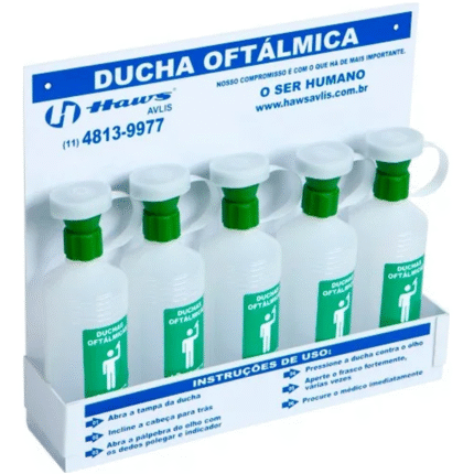 Ducha Oftálmica 500ml Com Suporte Haws