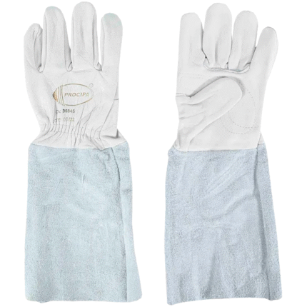 Luva Vaqueta Com Punho de Raspa Procipa 20cm - CA 36845